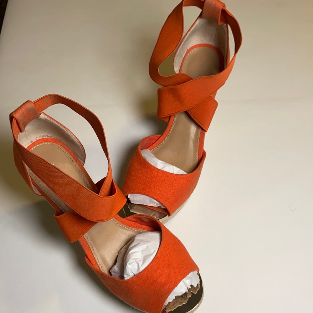 Orange Strap Aldo sandals